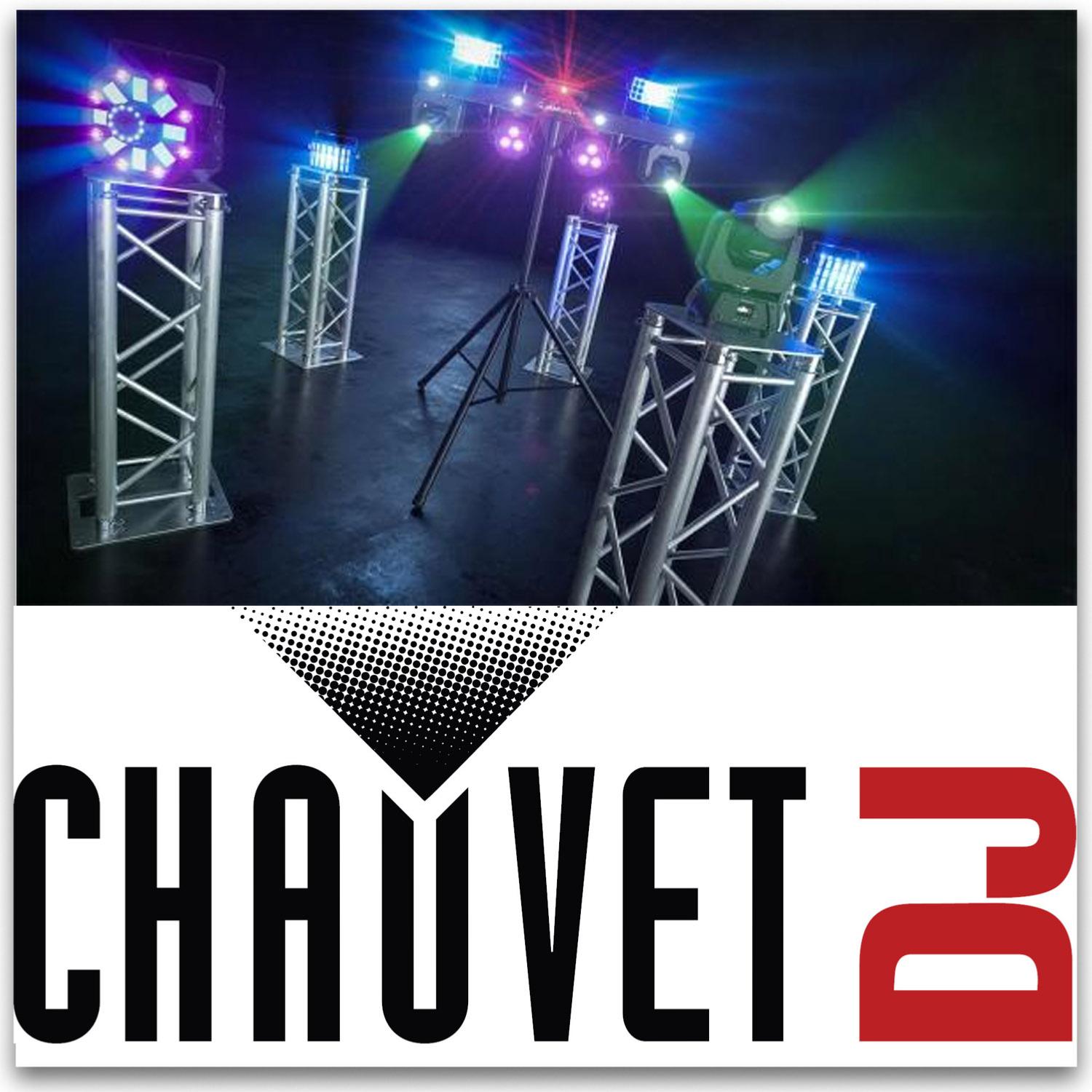 Location  Pack de 2 jeux de lumières DJ Chauvet Gigbar move + ils