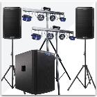 Location pack sono + lumières 100 personnes avec caisson