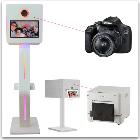 Borne à selfie Blanche Pack 250 Tirages Papier