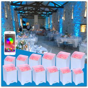 Location Projecteur de décoration lumineuse - Eclairage salle de réception pack de 12 pcs 