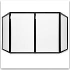 Location écran DJ pliable blanc 120 x 70 cm - 4 panneaux Vonyx DB2