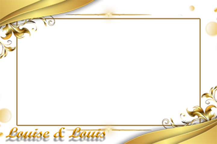 Cadre photobooth mariage blanc et or – �l�gant et personnalisable – location Val‑d’Oise �le‑de‑France