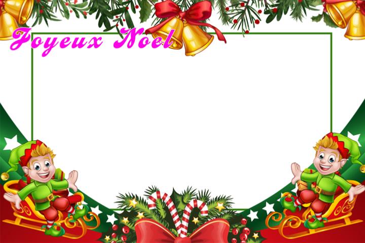 Cadre photo No�l – d�cor hivernal – location �le‑de‑France