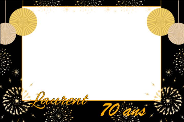 Cadre photo anniversaire prestige – ambiance chic – location Val‑d’Oise & Oise